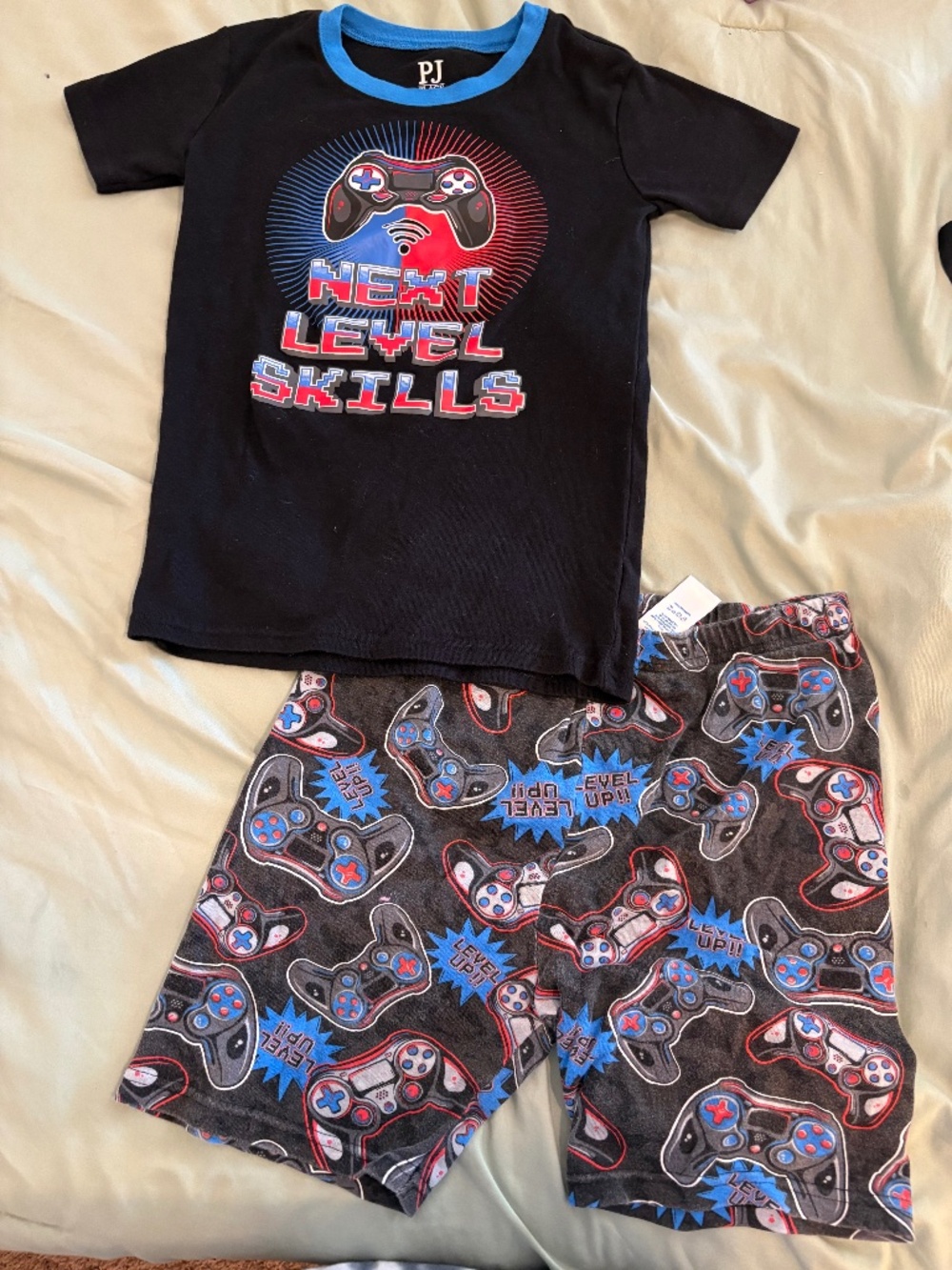 Boys Gamer Summer pajamas - kids size 12